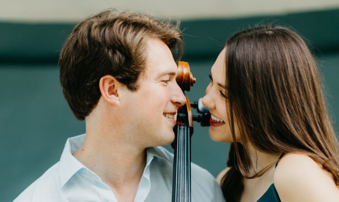 Andrea Ross and Robbie Erhard